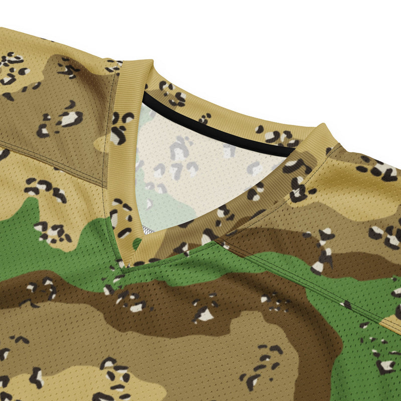 Chocolate Chip Turkmenistan Desert CAMO Unisex American Football Jersey