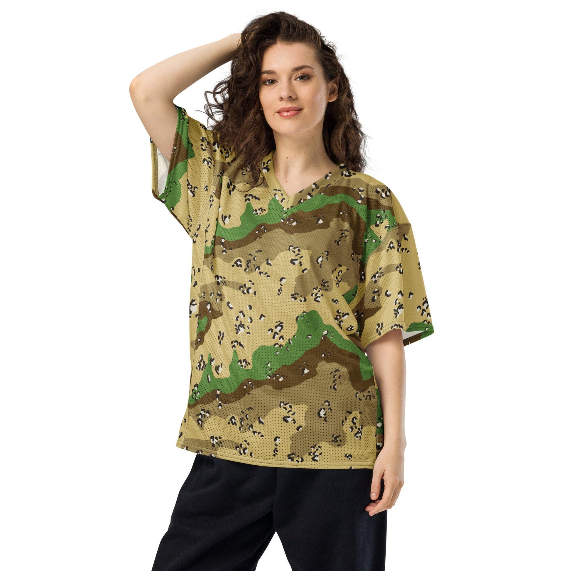 Turkmenistan Chocolate Chip CAMO American football jersey - Football Jersey