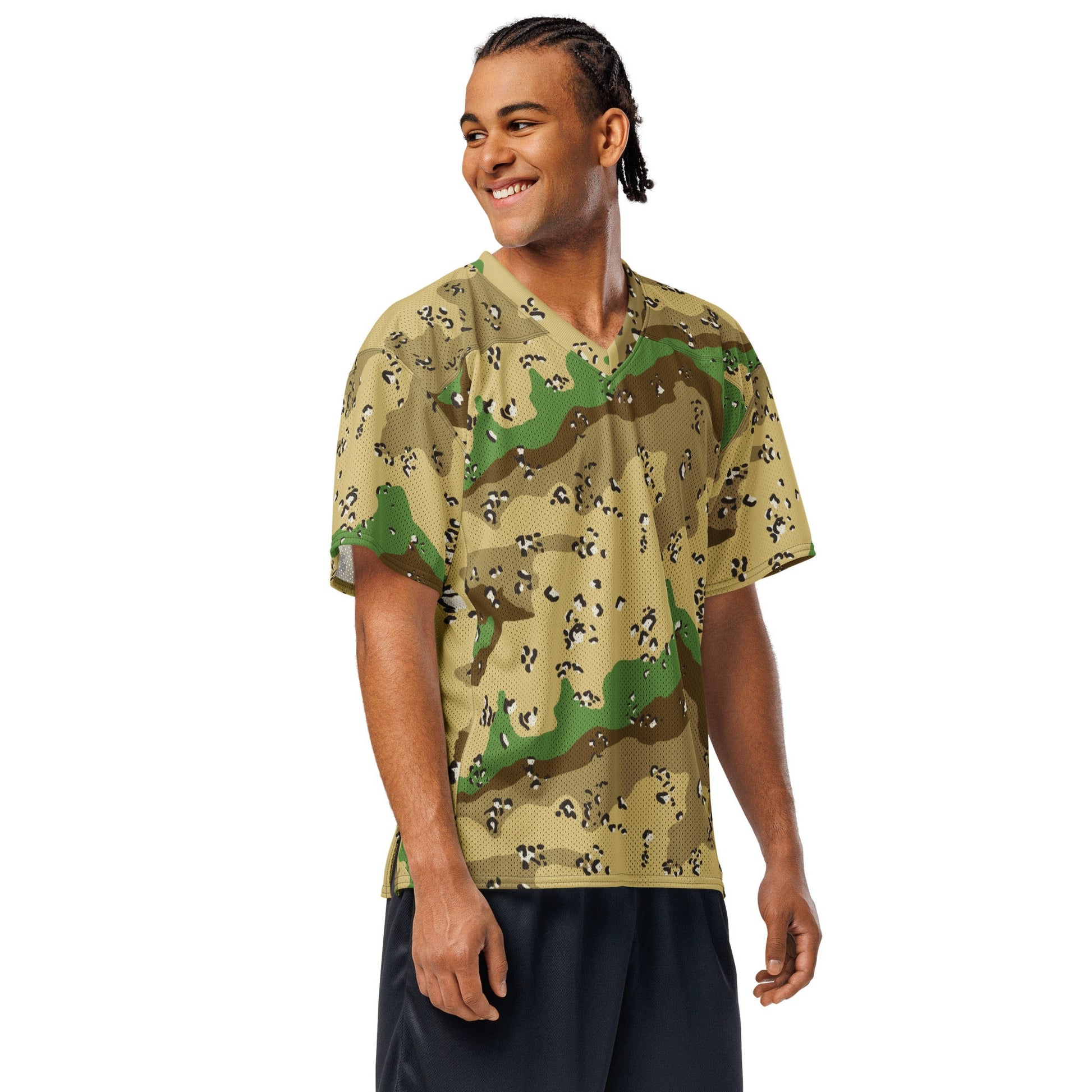 Turkmenistan Chocolate Chip CAMO American football jersey - Football Jersey