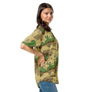 Chocolate Chip Turkmenistan Desert CAMO Unisex Baseball Jersey