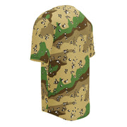 Chocolate Chip Turkmenistan Desert CAMO Unisex Baseball Jersey