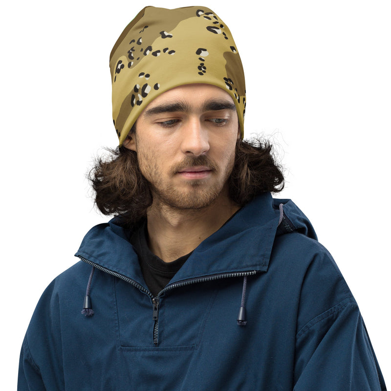 Chocolate Chip Turkmenistan Desert CAMO Beanie - Head