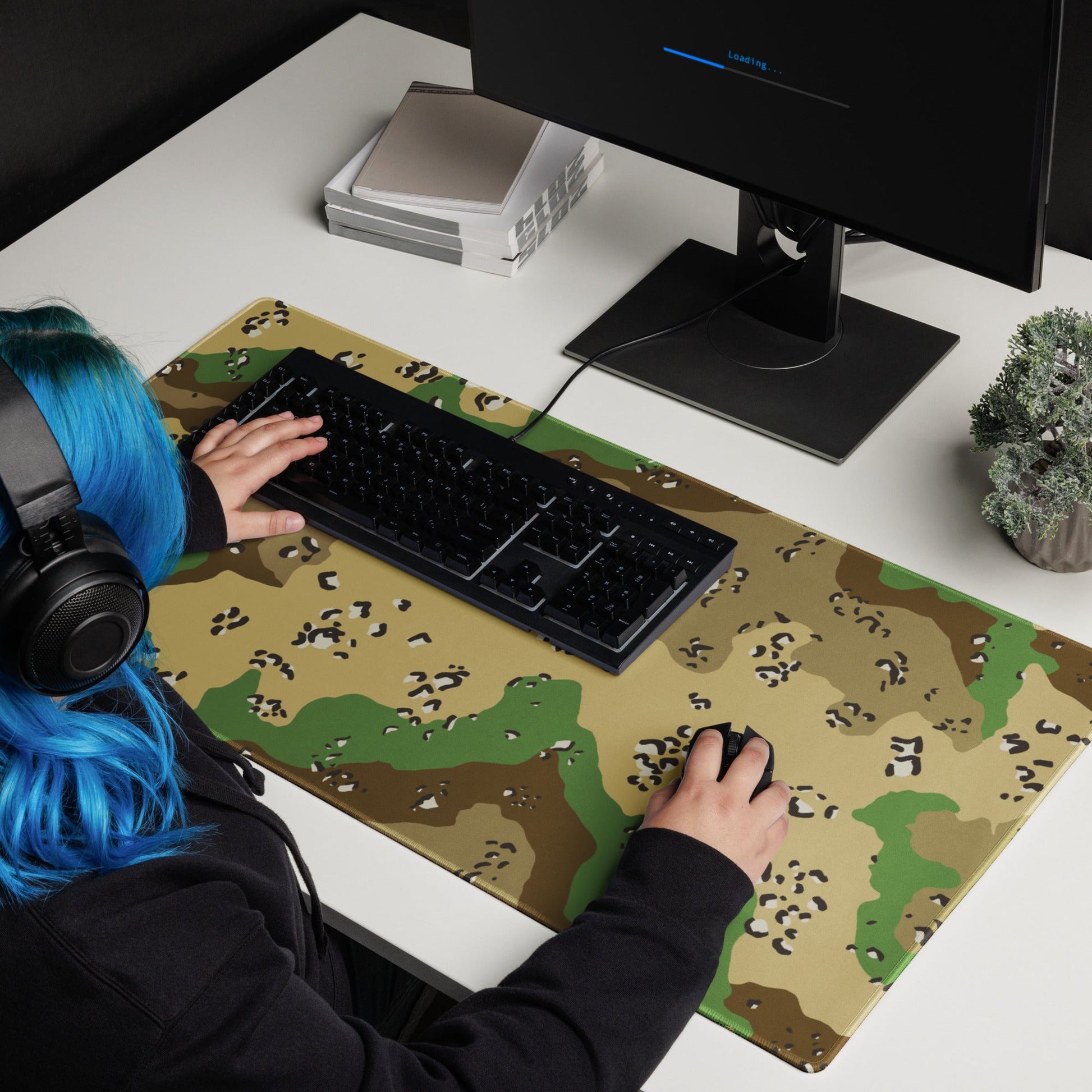 Turkmenistan Chocolate Chip CAMO Gaming mouse pad - Mouse Pads