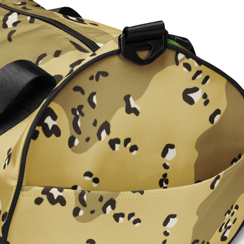 Chocolate Chip Turkmenistan Desert CAMO Gym Bag