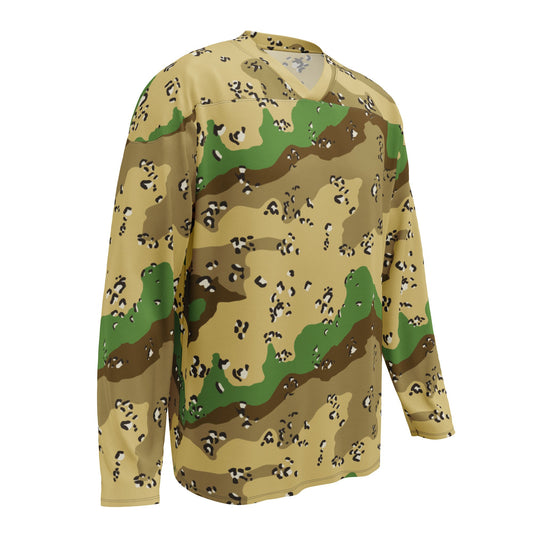 Turkmenistan Chocolate Chip CAMO hockey fan jersey - Hockey Jerseys