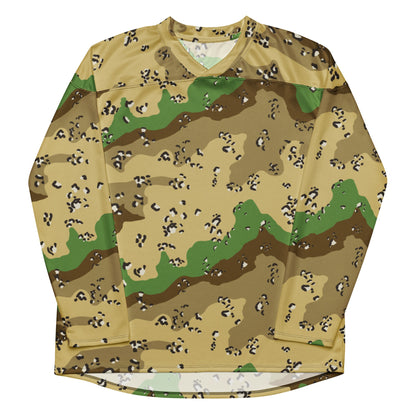 Turkmenistan Chocolate Chip CAMO hockey fan jersey - Hockey Jerseys