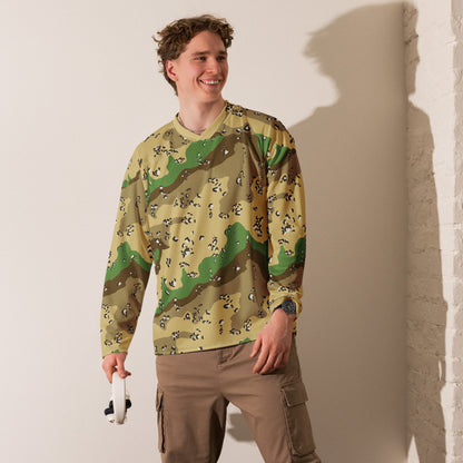 Turkmenistan Chocolate Chip CAMO hockey fan jersey - Hockey Jerseys