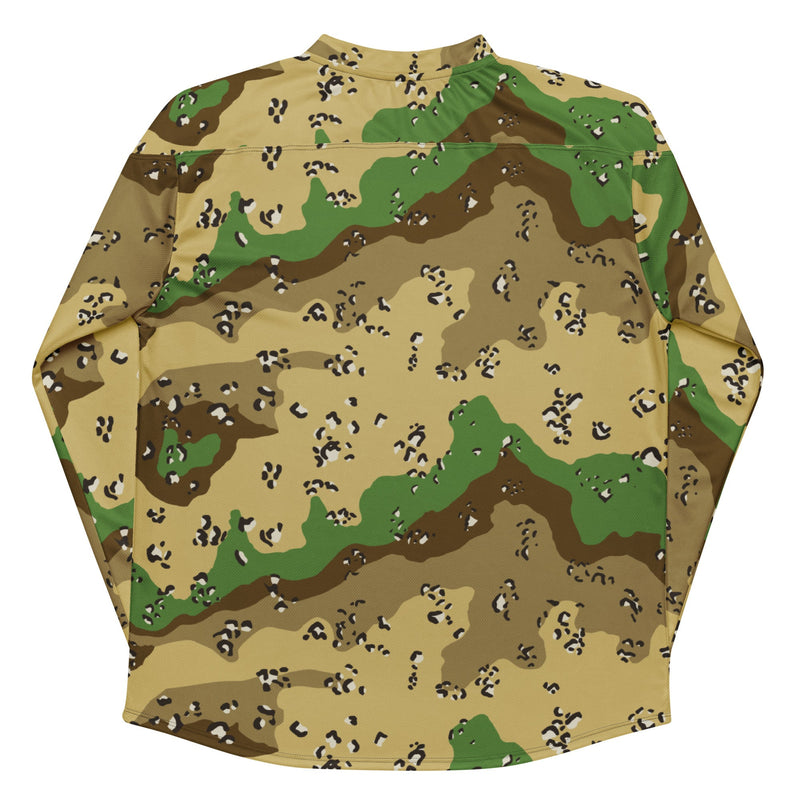 Chocolate Chip Turkmenistan Desert CAMO Unisex Hockey Fan Jersey