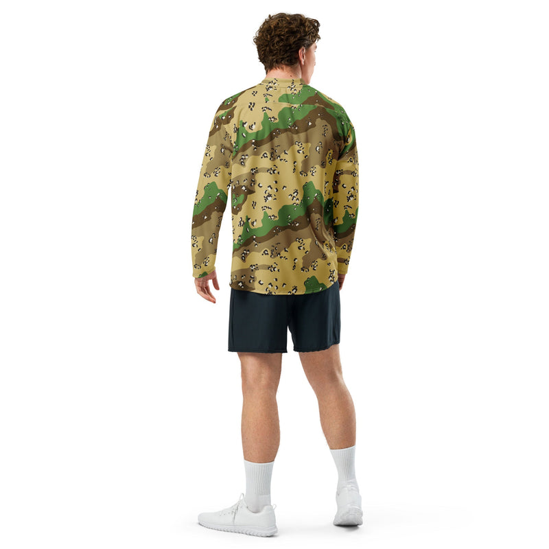 Chocolate Chip Turkmenistan Desert CAMO Unisex Hockey Fan Jersey
