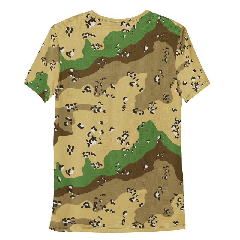Chocolate Chip Turkmenistan Desert CAMO Mens Athletic T-Shirt - Shirt