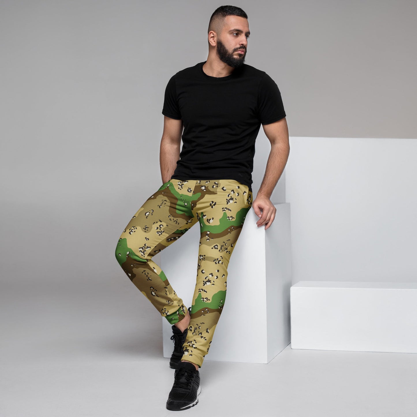 Turkmenistan Chocolate Chip CAMO Mens Joggers