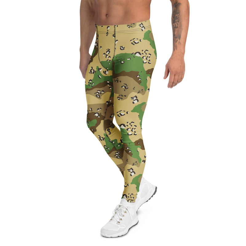 Chocolate Chip Turkmenistan Desert CAMO Mens Leggings - Men