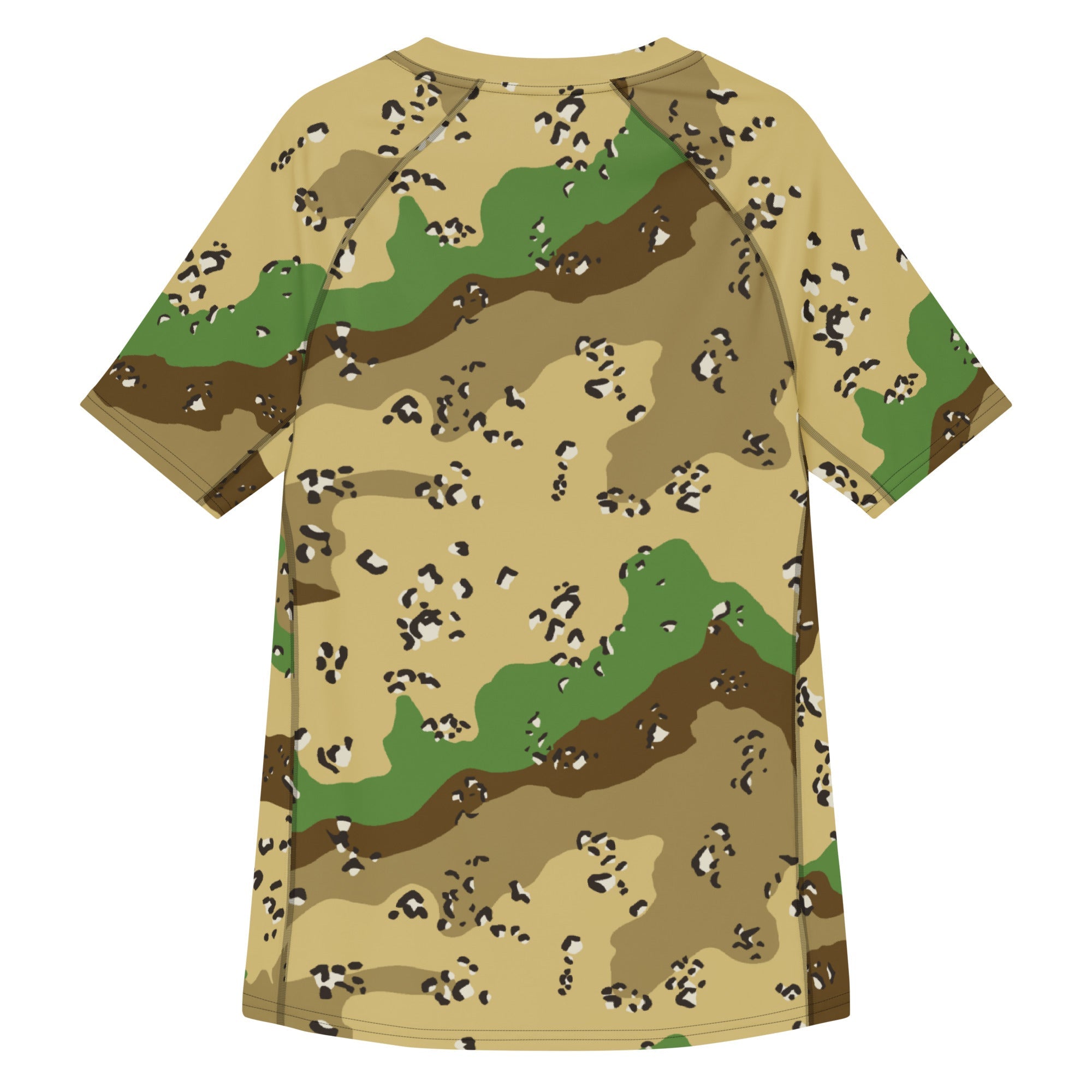 CAMO HQ - Turkmenistan Chocolate Chip CAMO Mens Short-Sleeve Rash