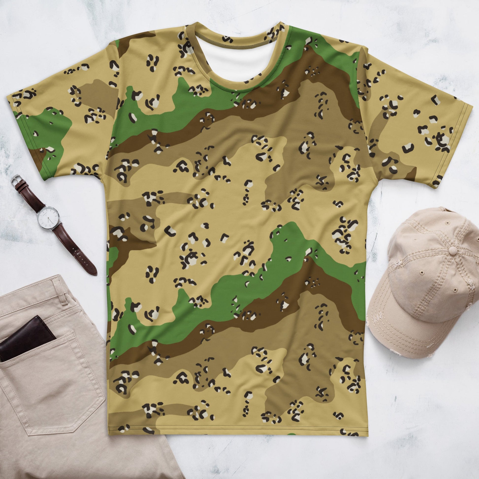 Turkmenistan Chocolate Chip CAMO Mens t-shirt - XS - T-Shirts