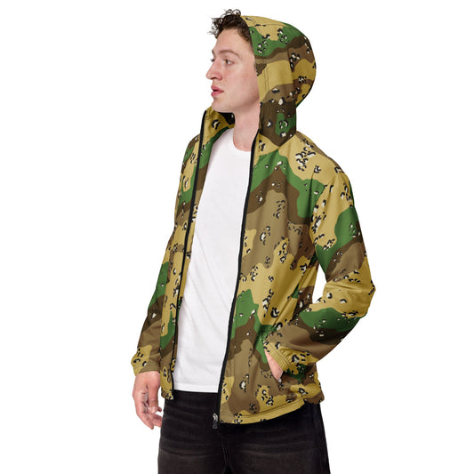 Turkmenistan Chocolate Chip CAMO Mens windbreaker - XS - Windbreakers