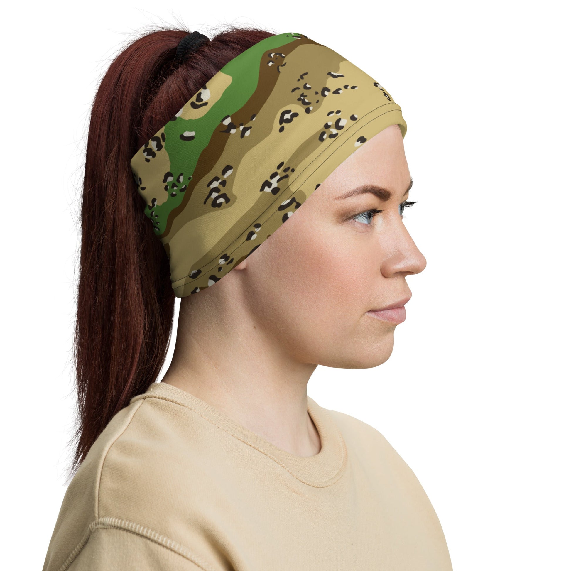 Turkmenistan Chocolate Chip CAMO Neck Gaiter - Gaiters