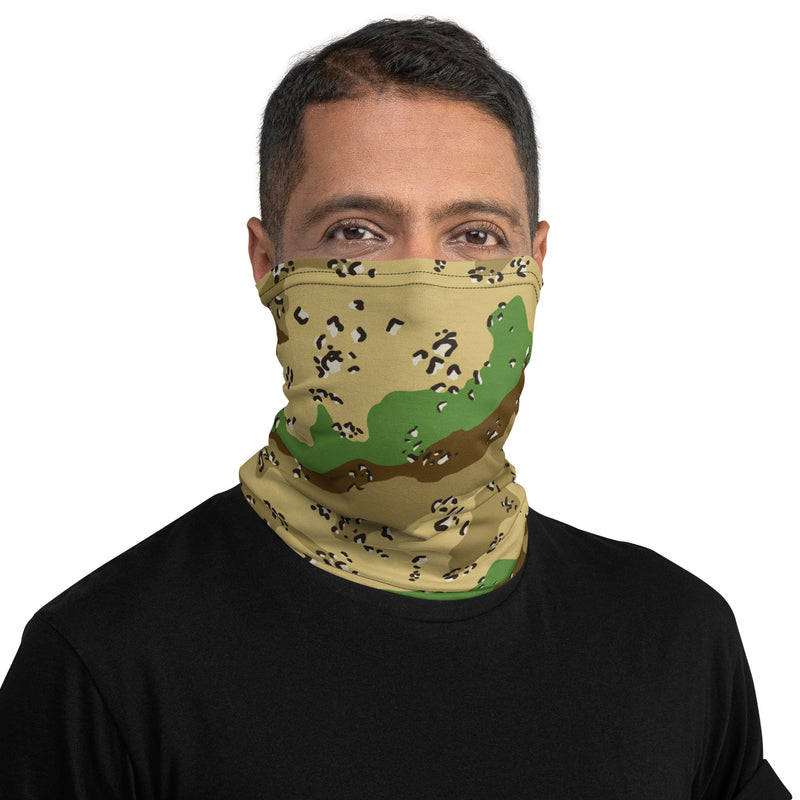 Chocolate Chip Turkmenistan Desert CAMO Neck Gaiter - Gaiters