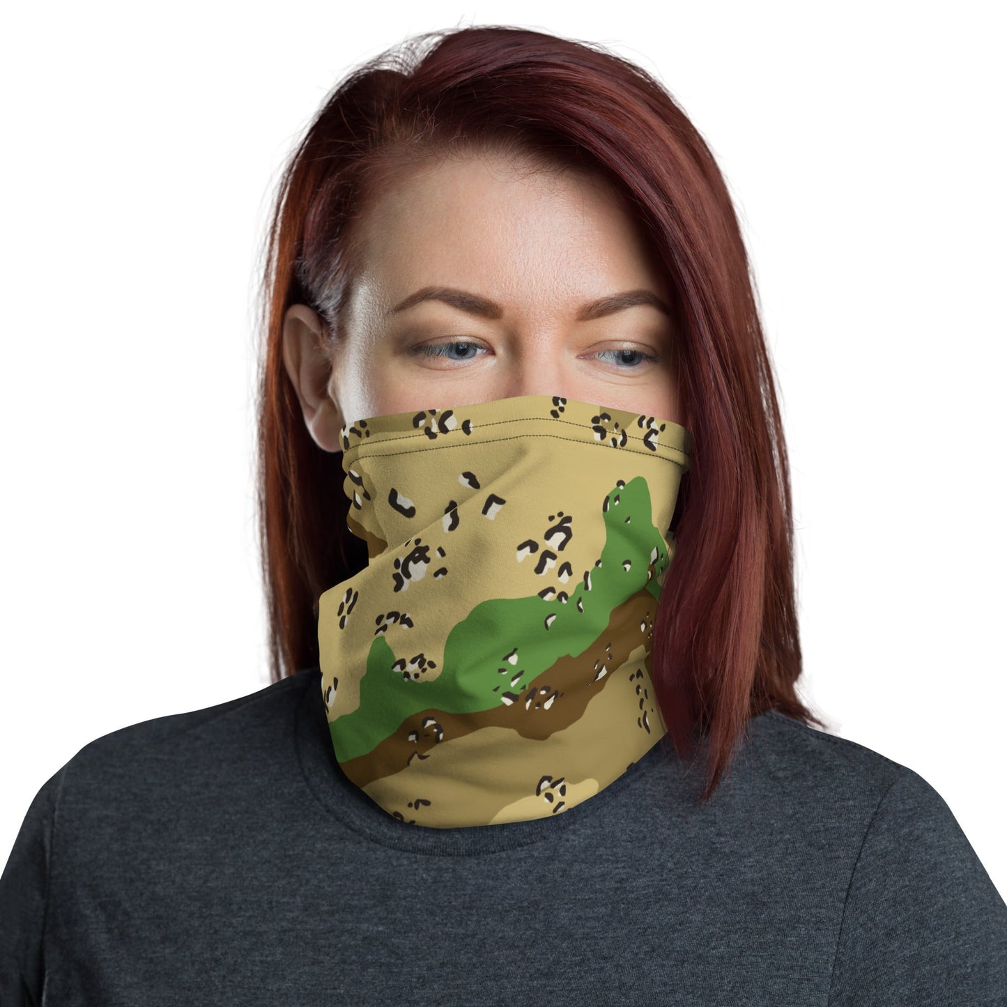 Turkmenistan Chocolate Chip CAMO Neck Gaiter - Gaiters