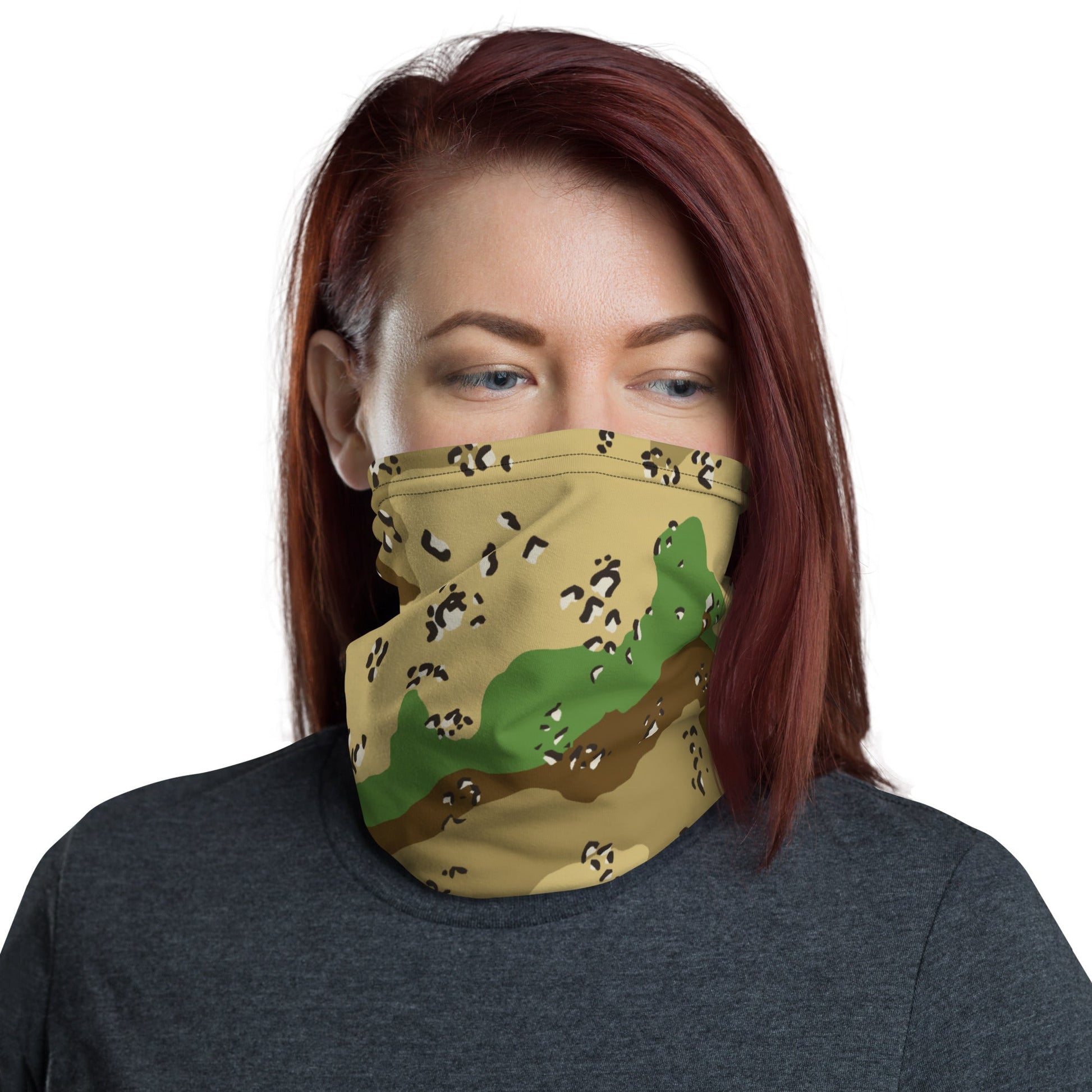 Turkmenistan Chocolate Chip CAMO Neck Gaiter - Gaiters