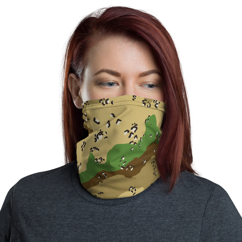 Chocolate Chip Turkmenistan Desert CAMO Neck Gaiter - Gaiters