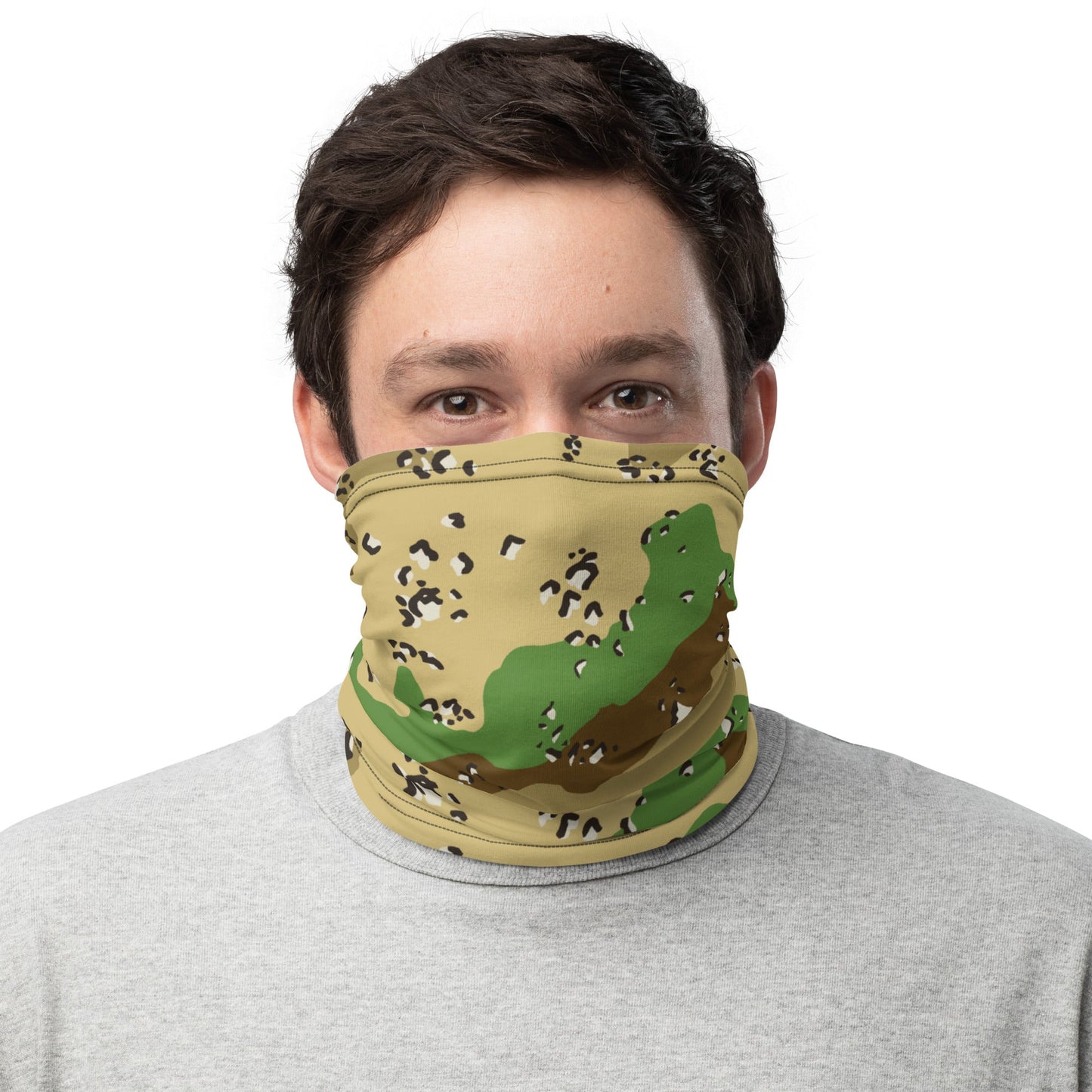 Turkmenistan Chocolate Chip CAMO Neck Gaiter - Gaiters