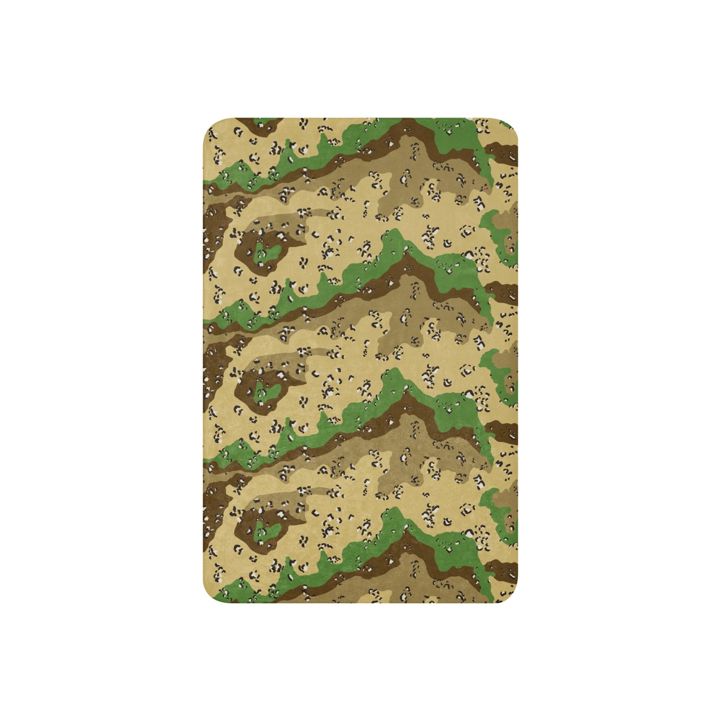 Turkmenistan Chocolate Chip CAMO Sherpa blanket - Blankets