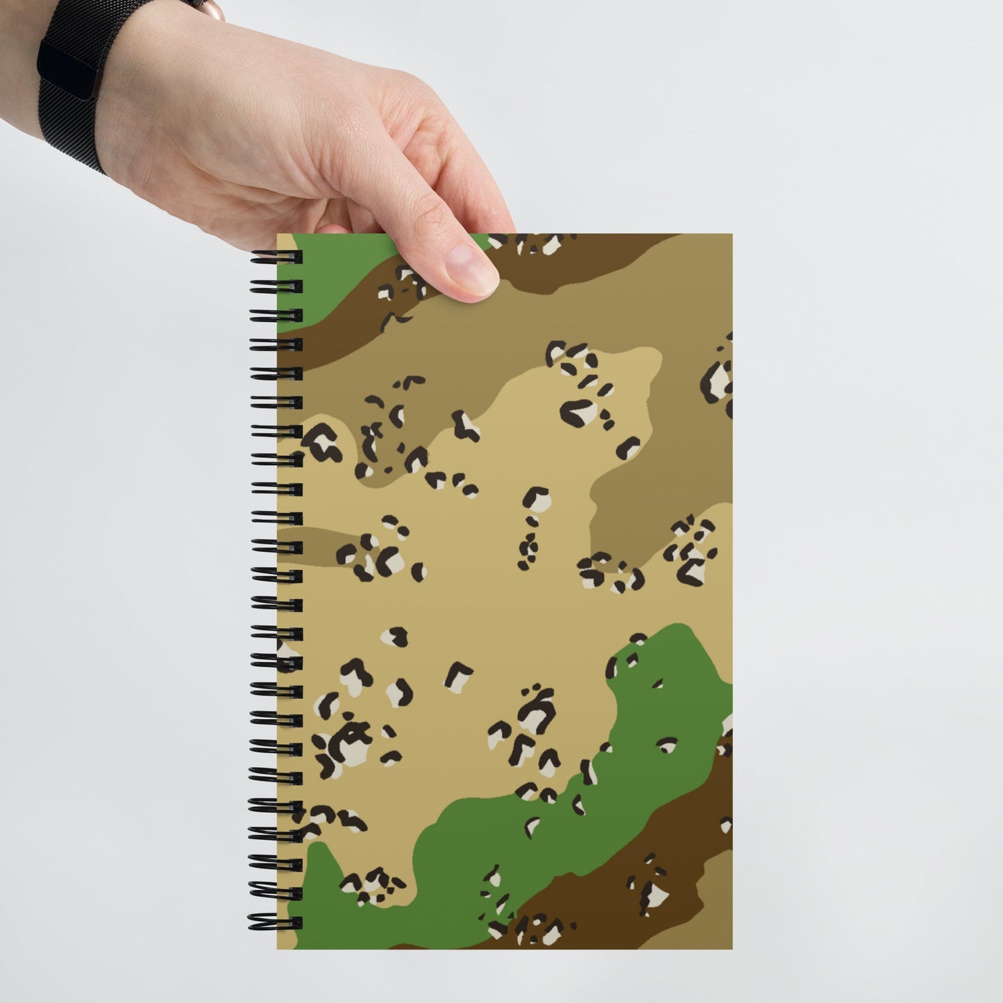 Turkmenistan Chocolate Chip CAMO Spiral notebook - Notebooks