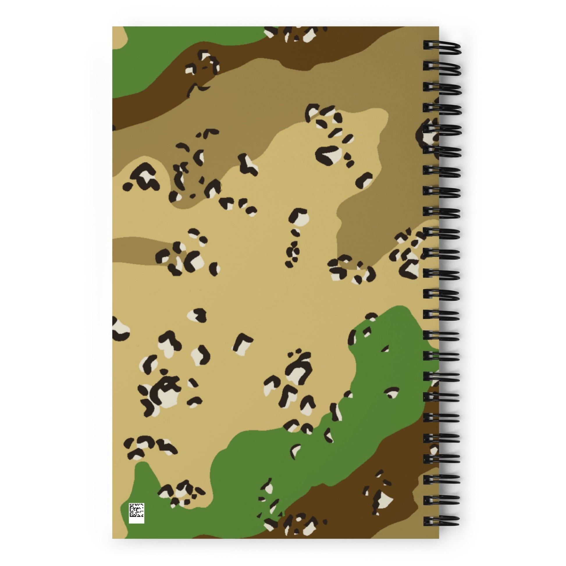 Turkmenistan Chocolate Chip CAMO Spiral notebook - Notebooks