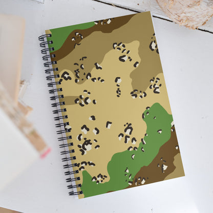 Turkmenistan Chocolate Chip CAMO Spiral notebook - Notebooks