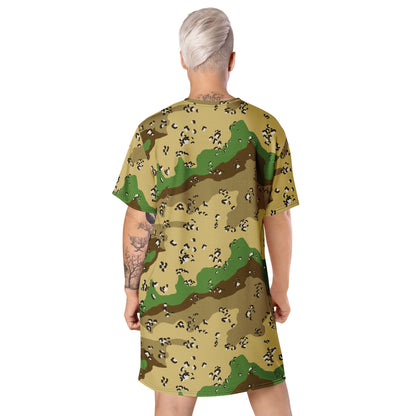 Turkmenistan Chocolate Chip CAMO T-shirt dress - Womens T-Shirt Dresses