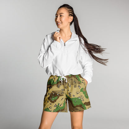 Turkmenistan Chocolate Chip CAMO Unisex Athletic Long Shorts