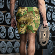 Chocolate Chip Turkmenistan Desert CAMO Unisex Athletic Long Shorts