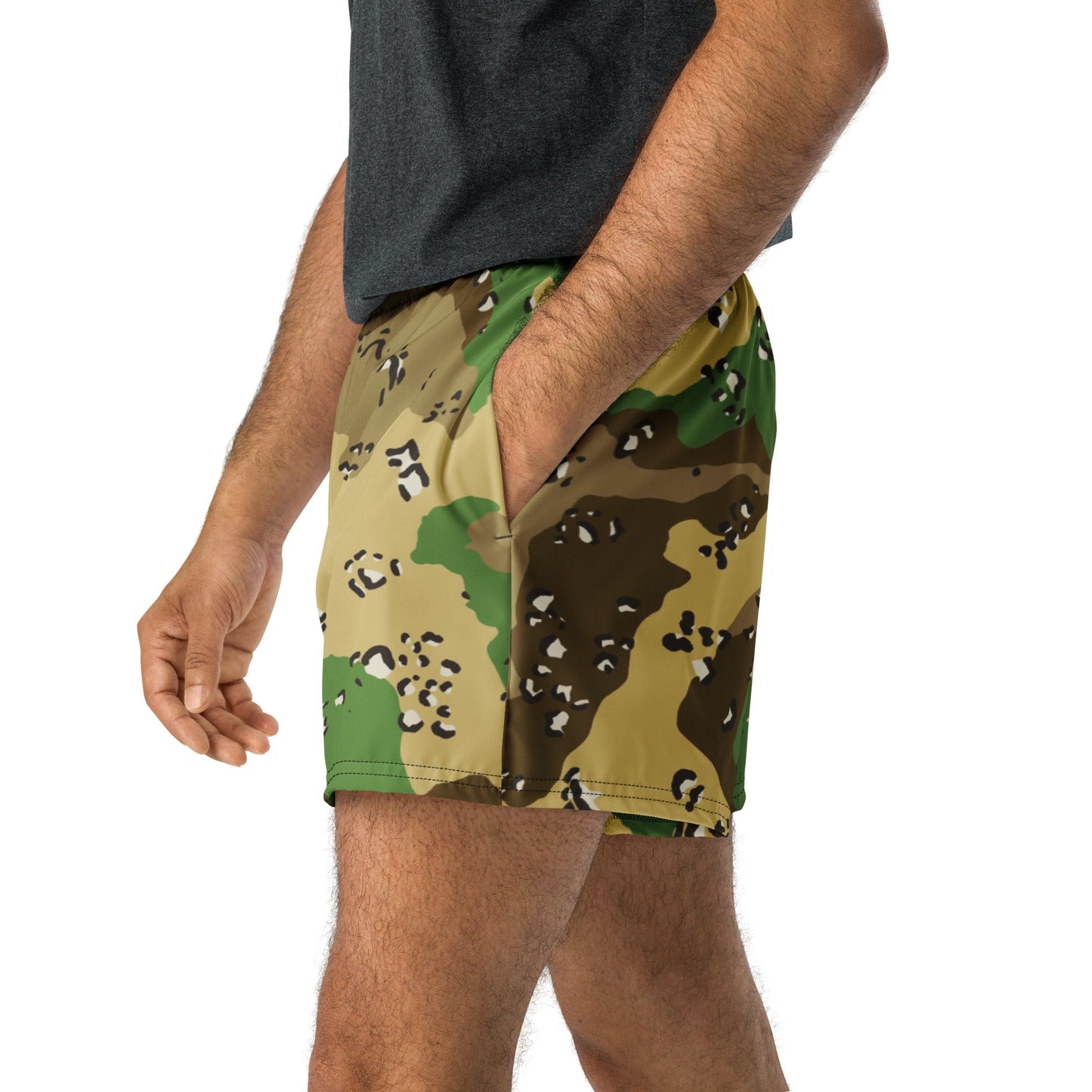 Turkmenistan Chocolate Chip CAMO Unisex Athletic Shorts - XS