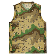 Chocolate Chip Turkmenistan Desert CAMO Unisex Basketball Jersey