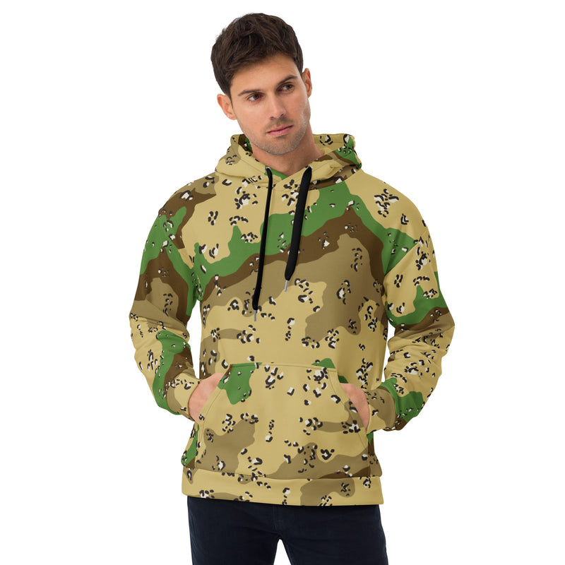 Chocolate Chip Turkmenistan Desert CAMO Unisex Hoodie - 2XS