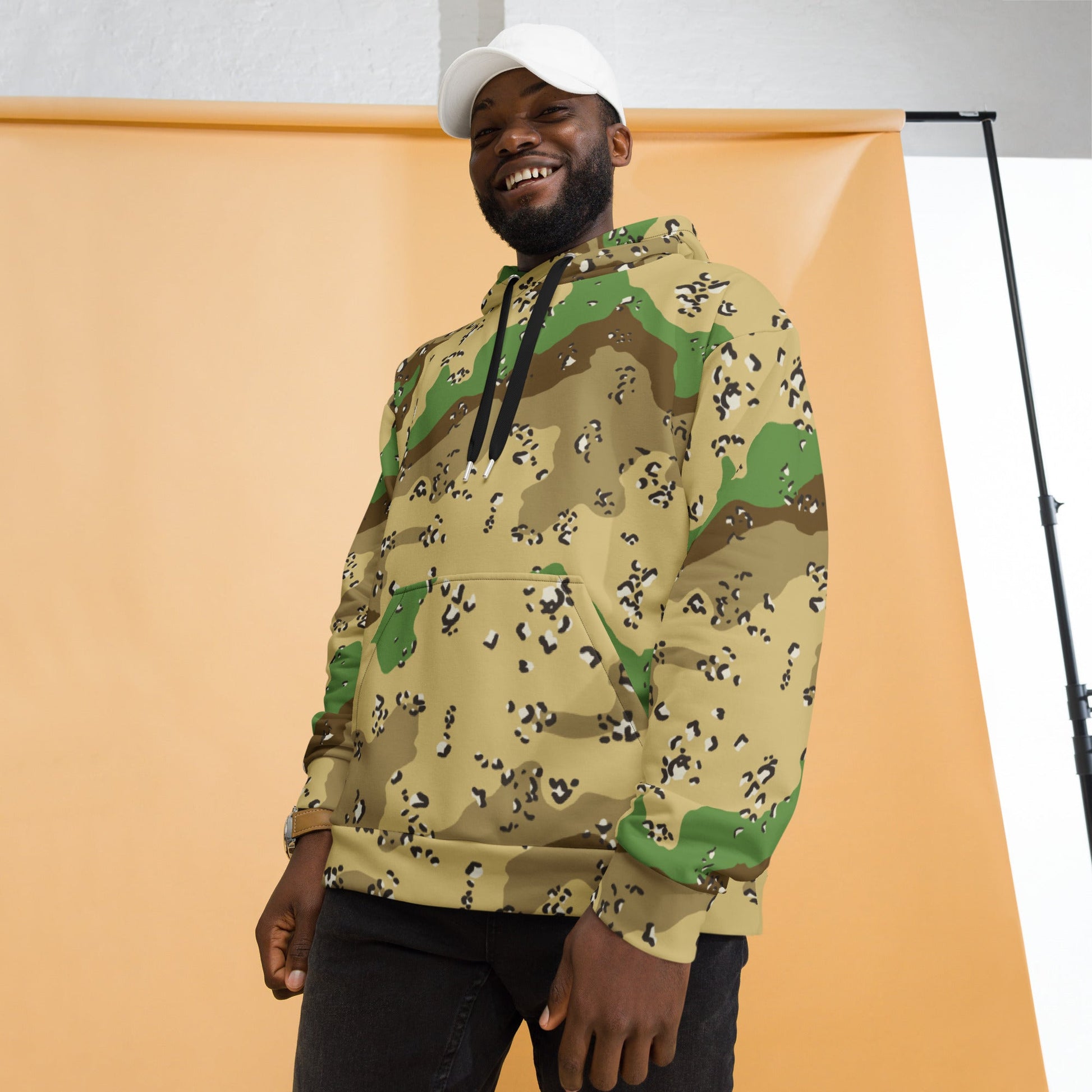 Turkmenistan Chocolate Chip CAMO Unisex Hoodie - Hoodies