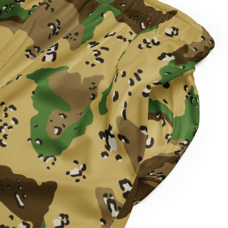 Chocolate Chip Turkmenistan Desert CAMO Unisex Mesh Shorts