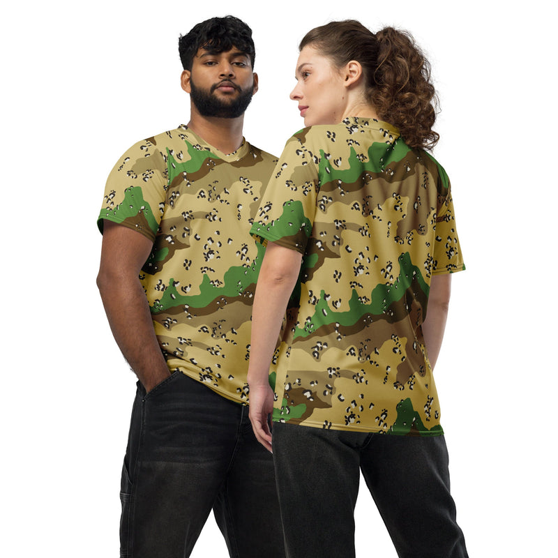 Chocolate Chip Turkmenistan Desert CAMO Unisex Sports Jersey - 2XS