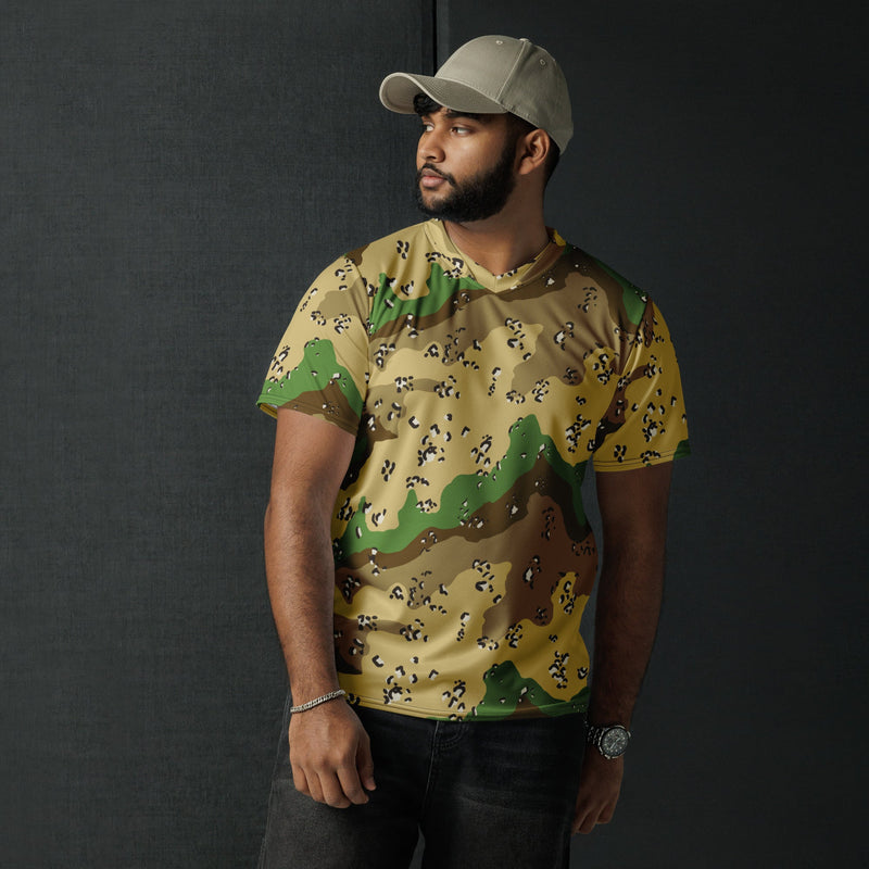 Chocolate Chip Turkmenistan Desert CAMO Unisex Sports Jersey