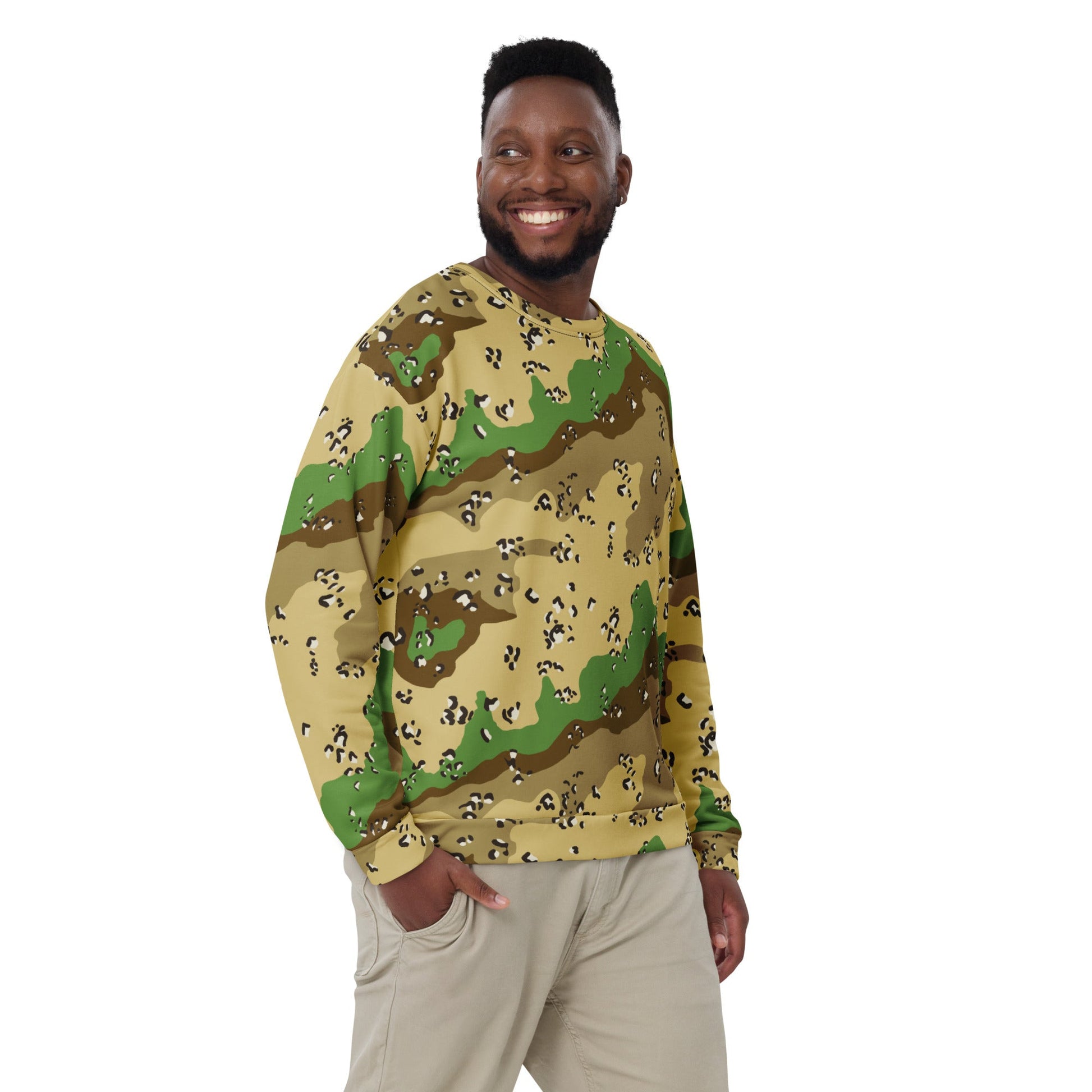 Turkmenistan Chocolate Chip CAMO Unisex Sweatshirt - Sweatshirts