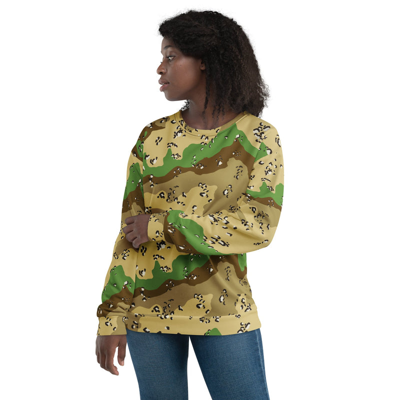 Chocolate Chip Turkmenistan Desert CAMO Unisex Sweatshirt