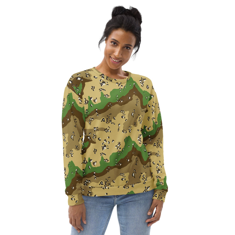 Chocolate Chip Turkmenistan Desert CAMO Unisex Sweatshirt