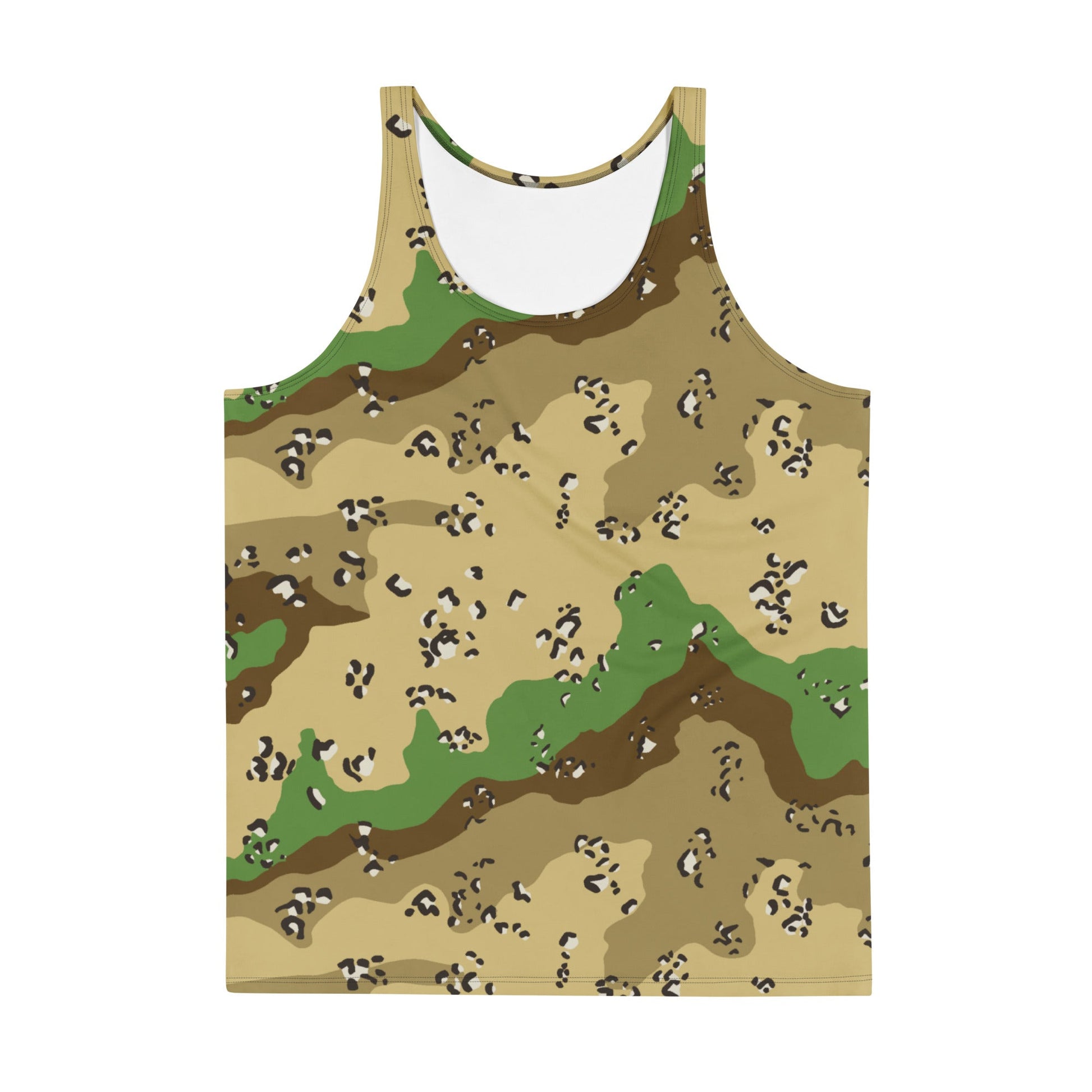 Turkmenistan Chocolate Chip CAMO Unisex Tank Top - Tops