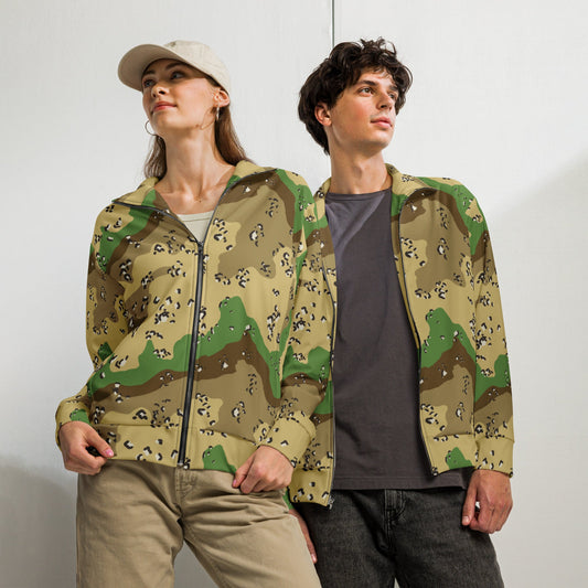 Turkmenistan Chocolate Chip CAMO Unisex track jacket - 2XS - Track Jackets