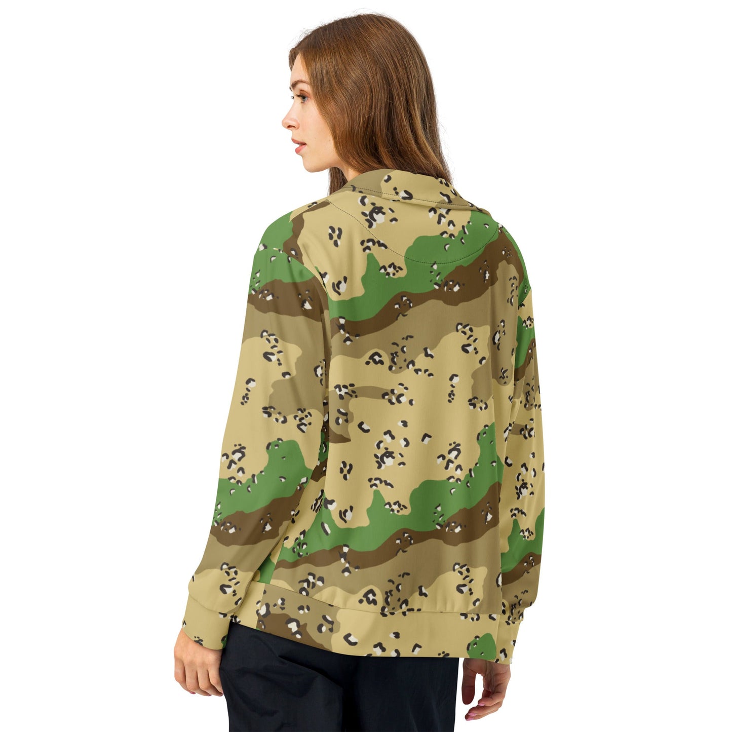 Turkmenistan Chocolate Chip CAMO Unisex track jacket - Track Jackets