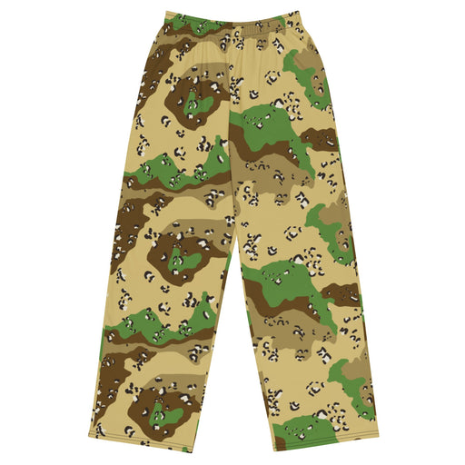 Chocolate Chip Turkmenistan Desert CAMO Unisex Wide-Leg Leisure Pants - 2XS - Pant