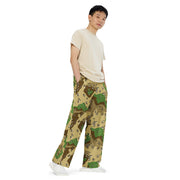 Chocolate Chip Turkmenistan Desert CAMO Unisex Wide-Leg Leisure Pants - Pant