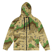 Chocolate Chip Turkmenistan Desert CAMO Unisex Zip Hoodie - 2XS