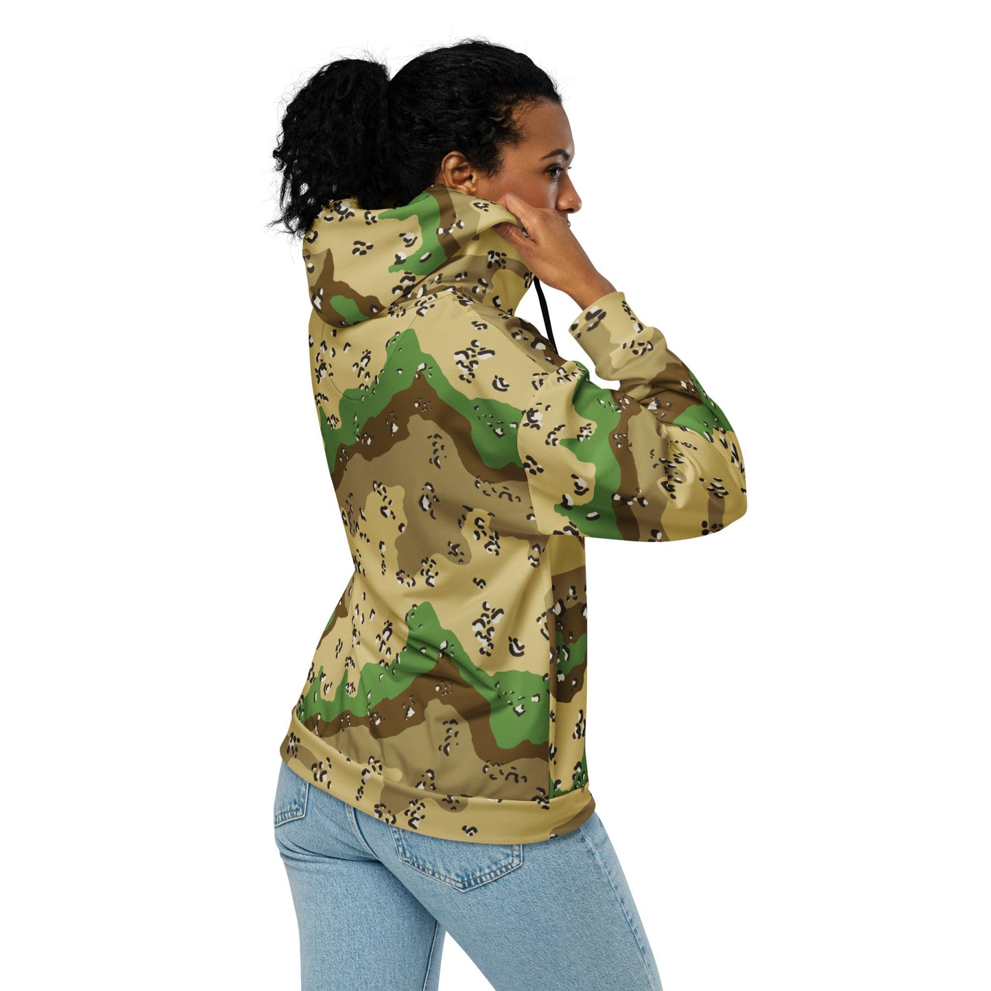 Turkmenistan Chocolate Chip CAMO Unisex zip hoodie - Zip Hoodies