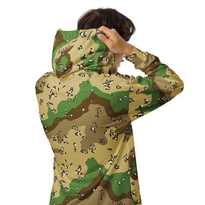 Turkmenistan Chocolate Chip CAMO Unisex zip hoodie - Zip Hoodies